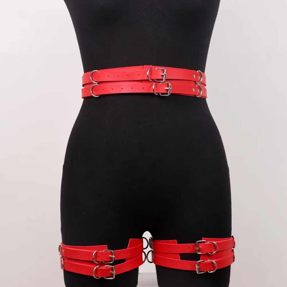 leather harness women