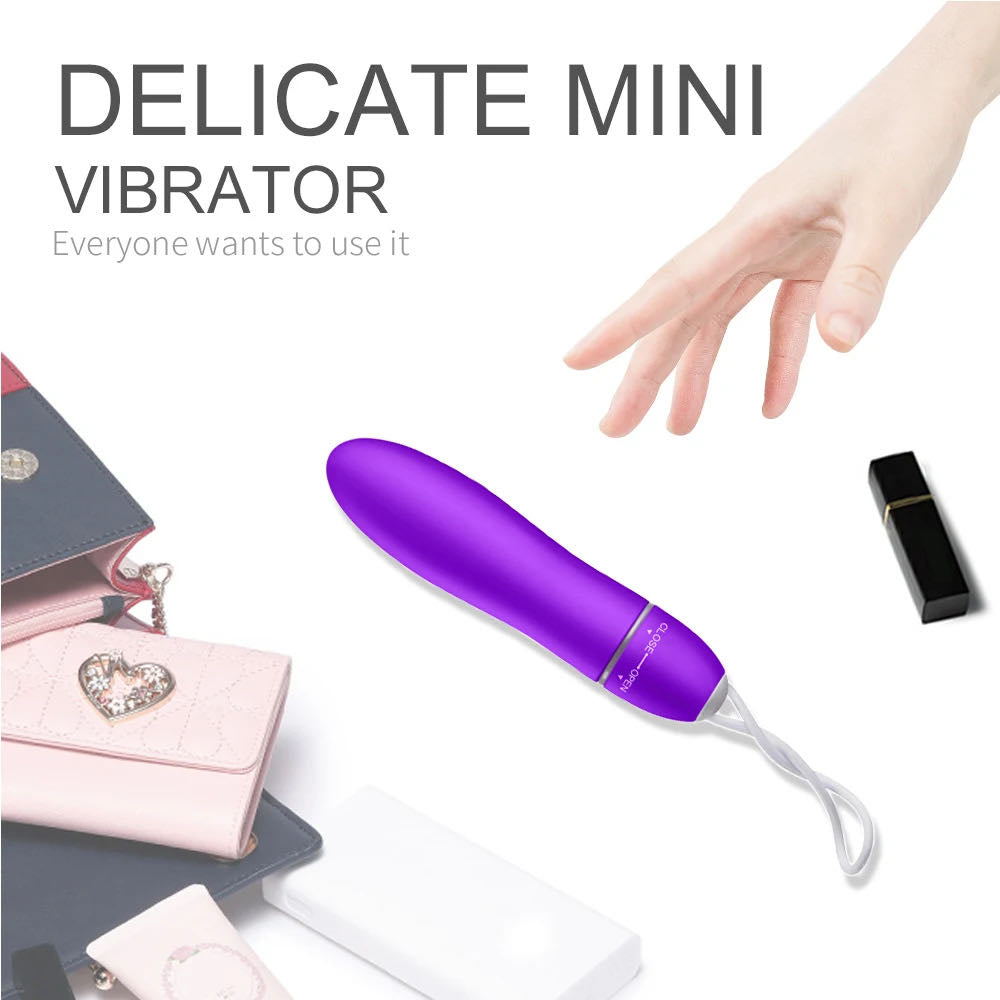 Portable Mini Bullet Clitoris Stimulator Vibrator